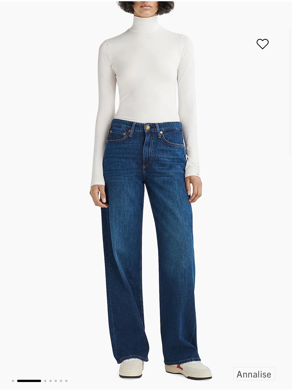 Rag & Bone Logan Mid-Rise Wide-Leg Jeans